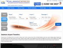 Tablet Screenshot of dalamanexpress.com